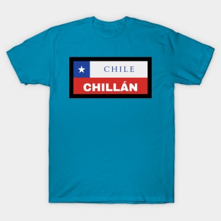 Chillán City in Chilean Flag T-Shirt